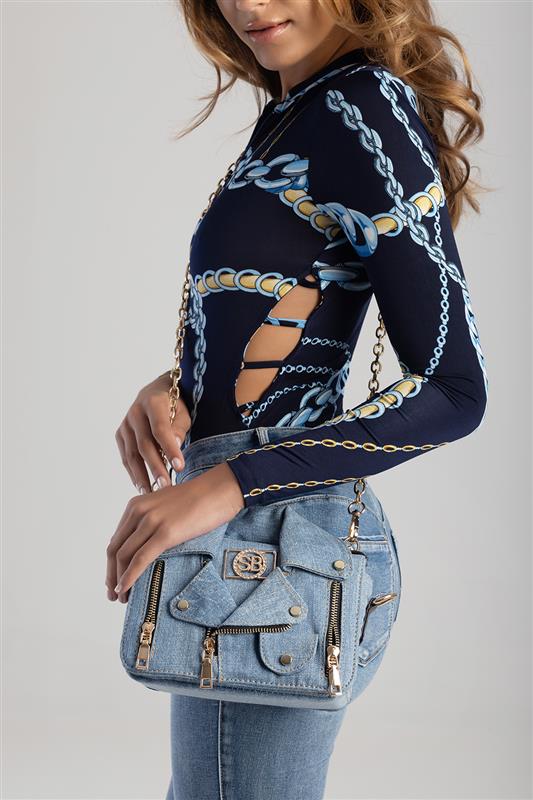 DENIM JACKET BAG 